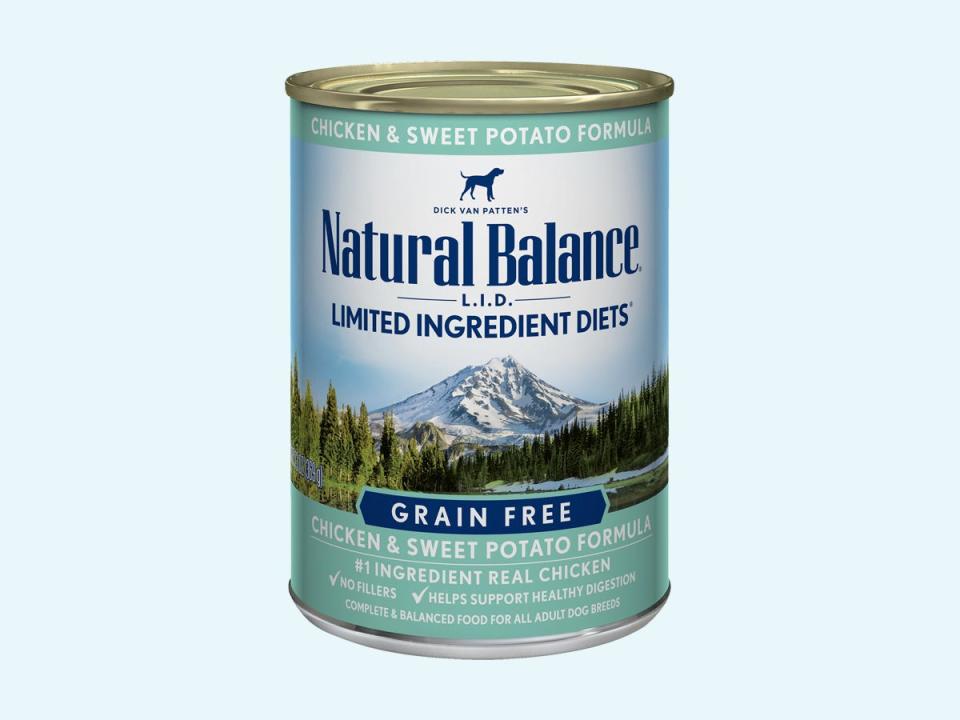 natural balance lid canned dog food