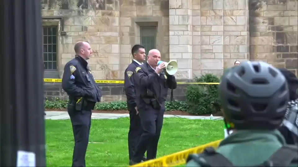 New Haven police warn Yale protesters