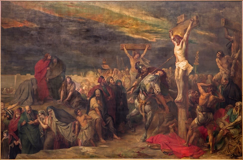 "La crucifixión" de Jean Francois Portaels (1886). (Foto: BBC)