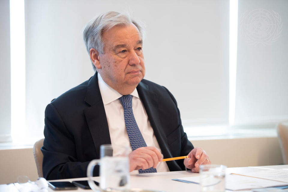 聯合國秘書長古特瑞斯（Antonio Guterres）。   圖: 翻攝United Nations Photo（資料照）