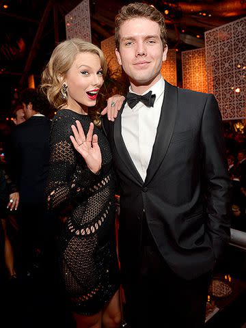 Charley Gallay/Getty Taylor Swift and Austin Swift