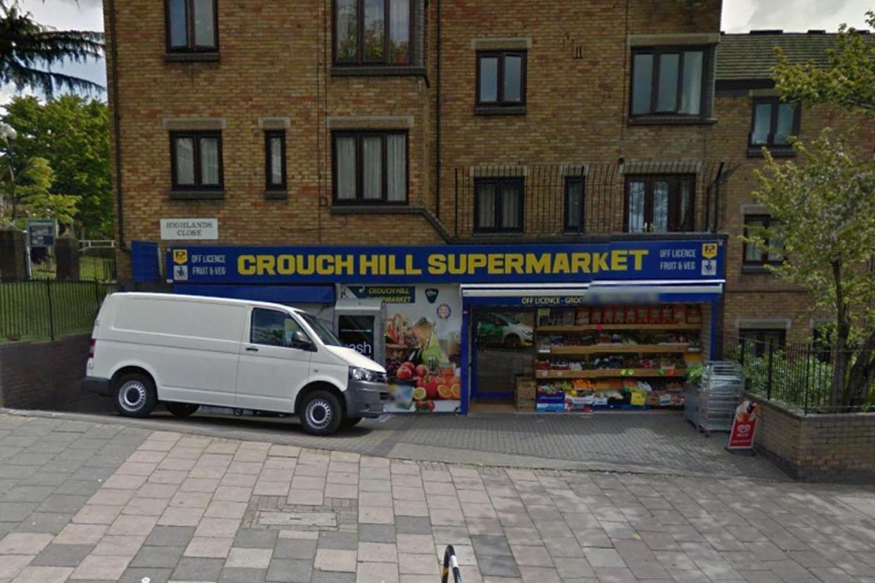 Licence review: Crouch Hill Supermarket in Islington: Google Streetview