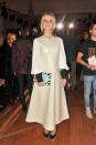 <b>London Fashion Week AW13 FROW </b><br><br>Alice Eve looked chic backstage at the Roksanda Ilincic show.<br><br>© Getty