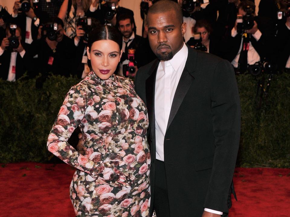 Kim Kardashian attended the 2013 Met Gala while pregnant alongside husband Kanye West.