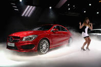 Dancer reveals the Mercedes-Benz CLA-Class