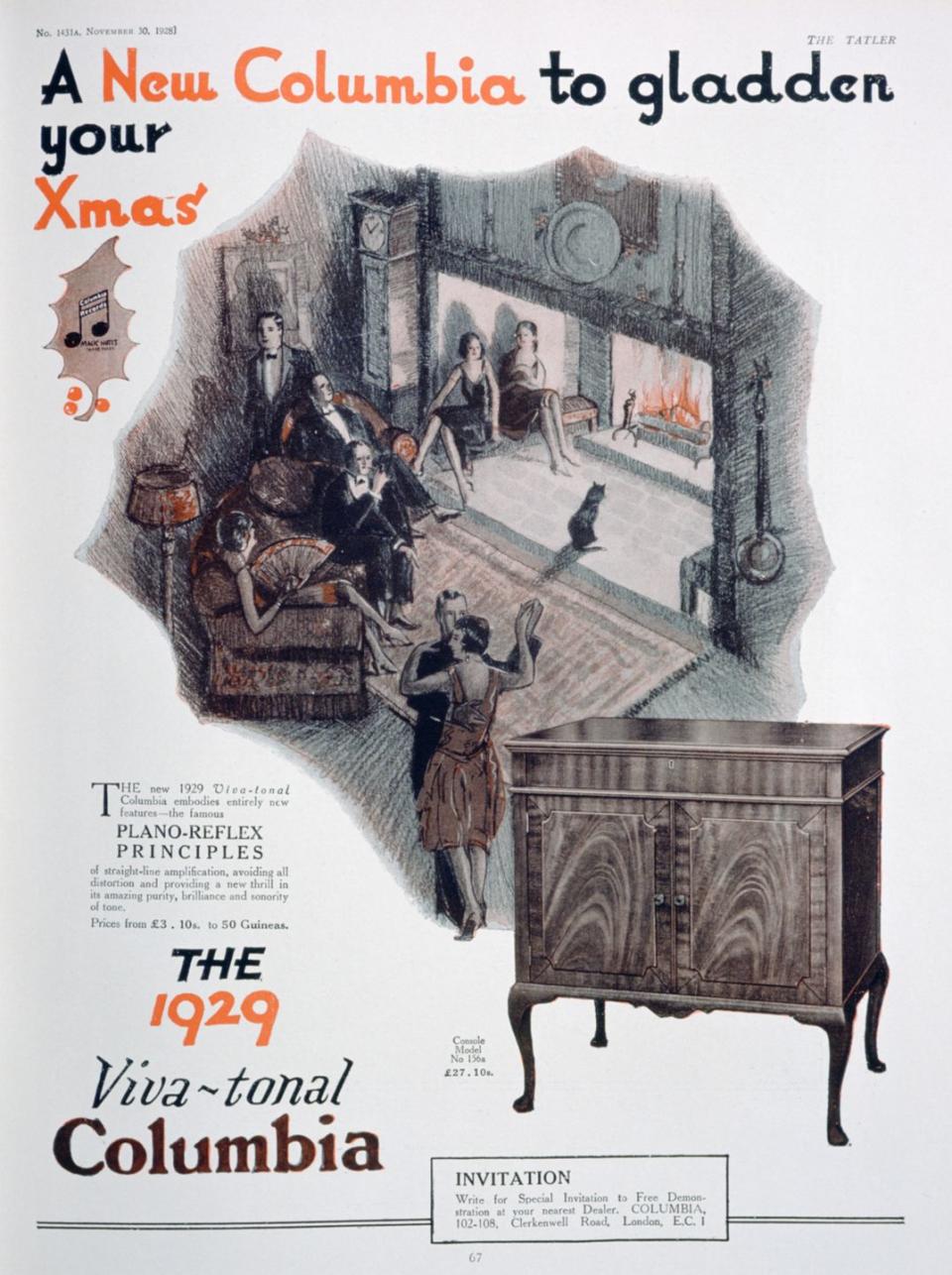 1928: Viva-Tonal Gramophone