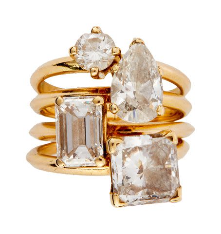 <p>Julien's Auctions</p> Raquel Welch's wedding ring