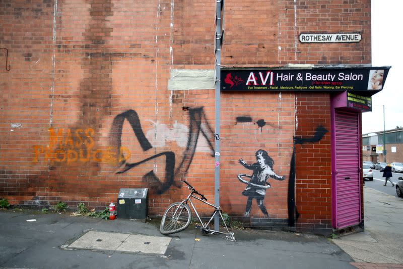 A new Banksy artwork has appeared in Rothesay Avenue, Nottingham