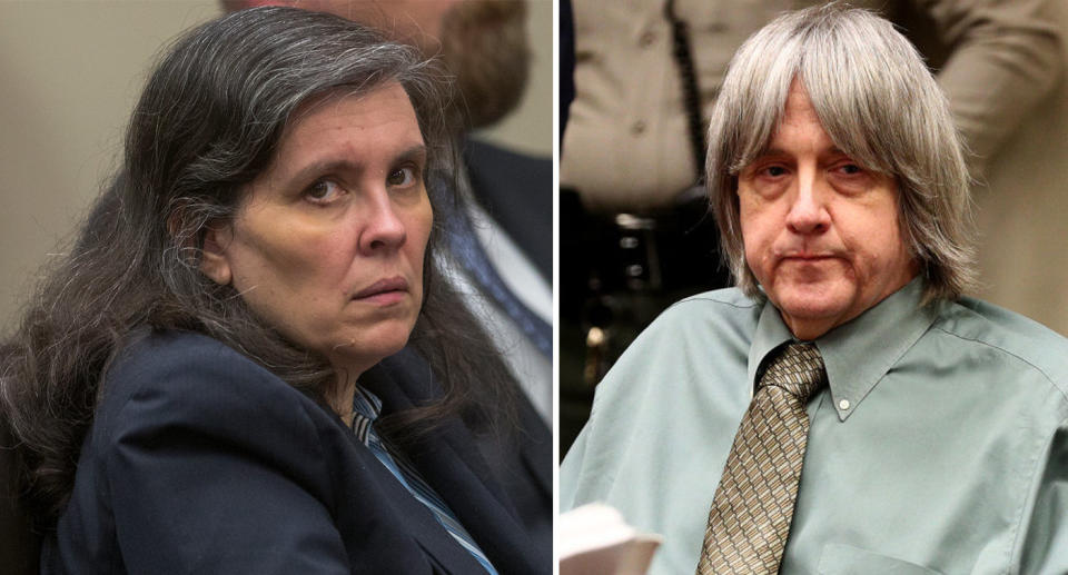 Louise and David Turpin pleaded guilty to 14 criminal charges. Source: Getty