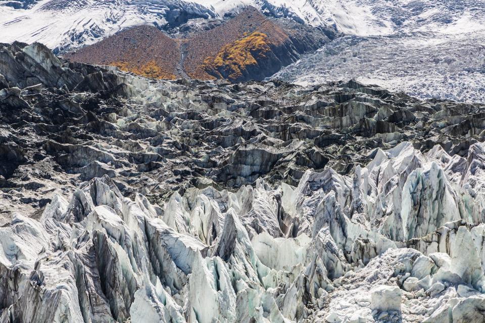 Pakistan is home to the largest number of glaciers — like the Minapin glacier shown here — outside of the polar regions. (Shutterstock)