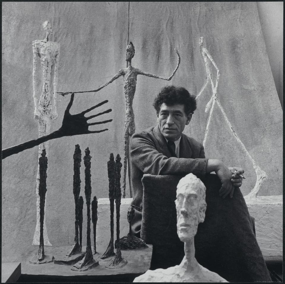 Alberto Giacometti in His Studio, 1951, by Gordon Parks