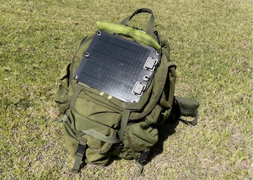 Graduate students with UWF's electrical and computer engineering department helped create a lighter ruckpack for the U.S. Army's 7th Special Forces Group by redesigning how to charge their portable communications system.
