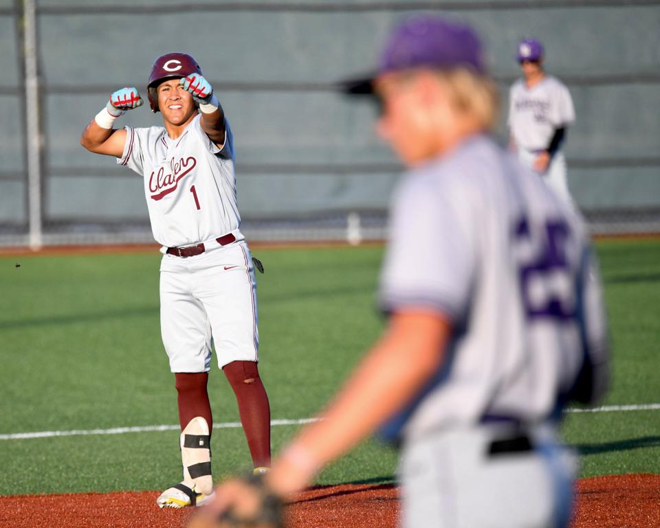 Calallen takes on Boerne in Game 1 of a Class 4A regional semifinal series at Coastal Bend College in Beeville, Texas on Thursday, May 26, 2022.