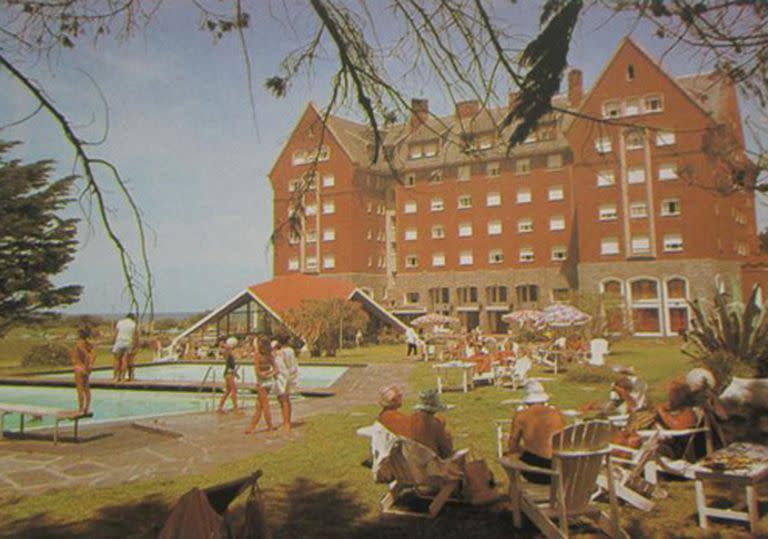 El emblemático hotel San Rafael, en los años 70. Punta del Este, Uruguay