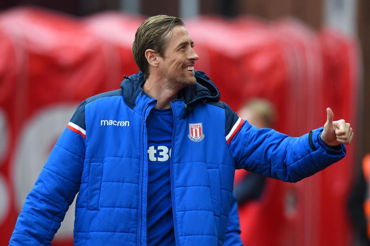 One-liners: Joker Peter Crouch keeps his followers and fans entertained: Tony Marshall/Getty Images