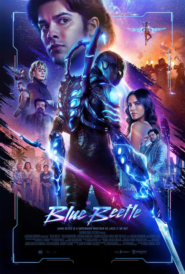 Póster de Blue Beetle (2023), Warner Bros. Pictures