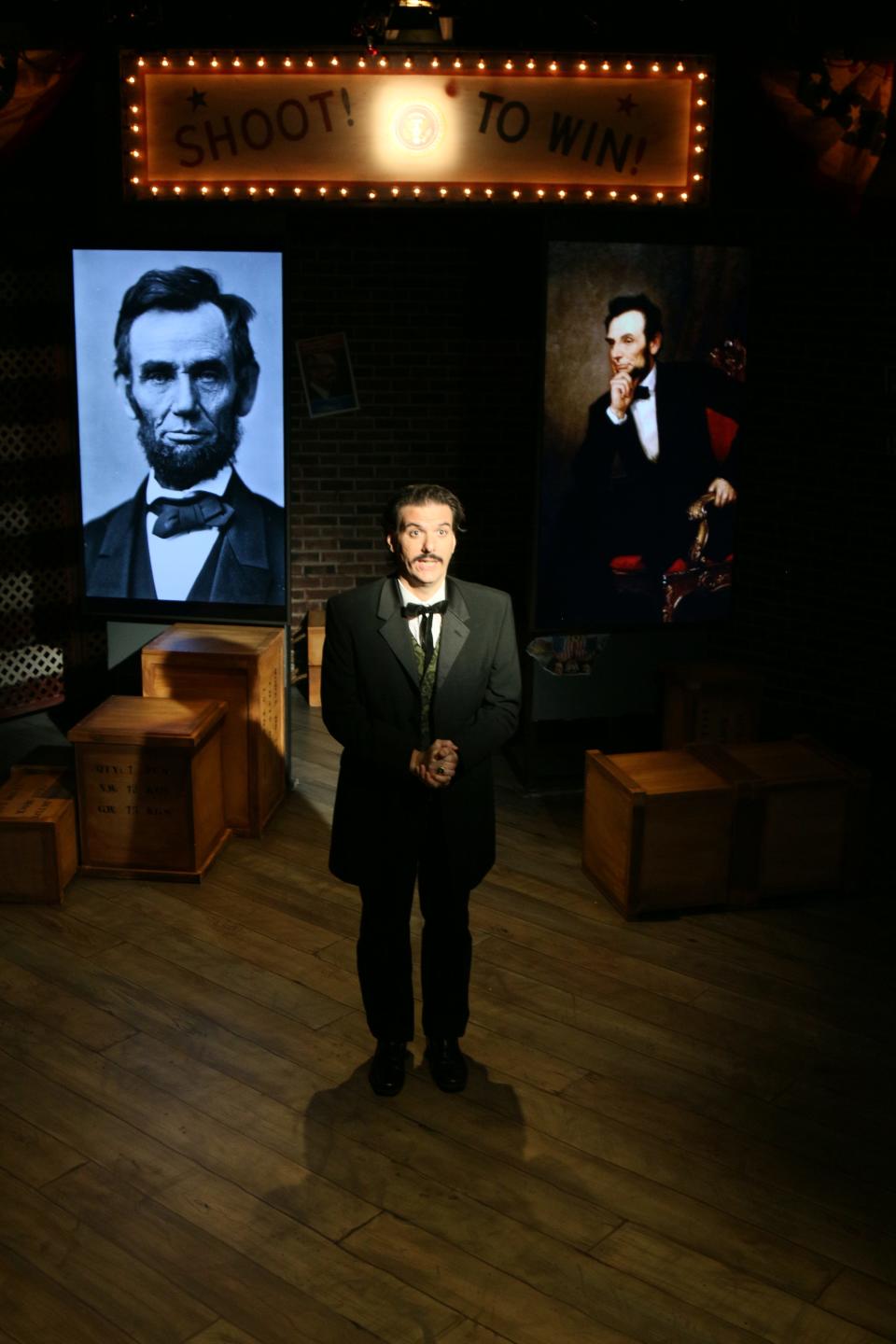 Anthony Detrano plays "John Wilkes Booth" in the musical "Assassins," on stage at Melbourne Civic Theatre through Sept. 11, 2022. Visit mymct.org.