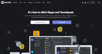 The Discord homepage doesn't mince words. "It's time to ditch Skype and