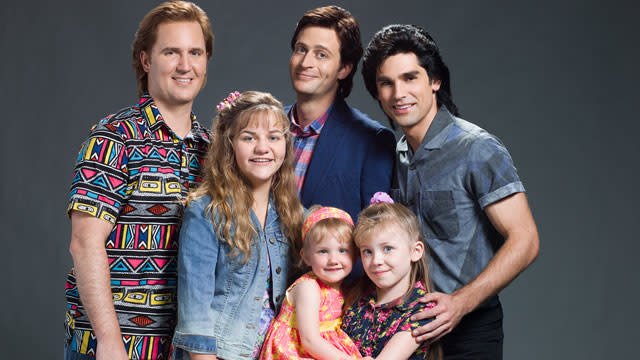 A few of the real-life <em>Full House</em> cast members were obviously not impressed with Lifetime's take on the behind-the-scenes action on the beloved ABC sitcom. <em> The Unauthorized Full House Story</em> aired Saturday night, which, much like <em>The Unauthorized Saved by the Bell Story</em>, debuted to mostly negative reviews. <strong>WATCH: The Cast of 'The Unauthorized Full House Story' Reveals What Shocked Them the Most</strong> "So bad. Just so bad," Candace Cameron Bure (DJ Tanner) tellingly tweeted at the same time the movie aired. So bad. Just so bad.— Candace Cameron Bure (@candacecbure) August 23, 2015 Candace Cameron's bestie on the show, Andrea Barber (Kimmy Gibbler), was much more blunt. "Basically I'm going to be making this face all night," she joked. Anything good on TV tonight? ����— Andrea Barber (@andreabarber) August 23, 2015 Basically I'm going to be making this face all night. pic.twitter.com/j0yG1PkxHN— Andrea Barber (@andreabarber) August 23, 2015 John Stamos was actually the kindest out of the bunch, giving a shoutout to the actor who plays him in the made-for-TV movie. Justin Gaston plays John in the movie, who lots of fans will remember for being Miley Cyrus' ex-boyfriend and Taylor Swift's love interest in her "Love Story" music video. "Good luck tonight @JMichaelGaston - Hope you have as much fun being me as I do," he tweeted on Saturday night. Good luck tonight @JMichaelGaston - Hope you have as much fun being me as I do. #UnauthorizedFullHouseStory— John Stamos (@JohnStamos) August 22, 2015 To their credit, the film's cast knew that not all the original might enjoy their on-screen portrayal. "Sooner or later, Bob [Saget] is going to see this, and we are either going to go out for drinks or he is going to beat me up," Garrett Brawith, who played Saget in the TV movie, joked with ET earlier this month. <strong>WATCH: 'Fuller House' Begins Filming! Which Star Breaks Down In Tears on Set?</strong> ET recently caught up with John on his 52nd birthday last Wednesday, when we surprised the still-hot actor on the set of his new Fox sitcom, <em>Grandfathered</em>. Watch below!