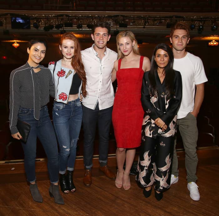 The cast of "Riverdale"