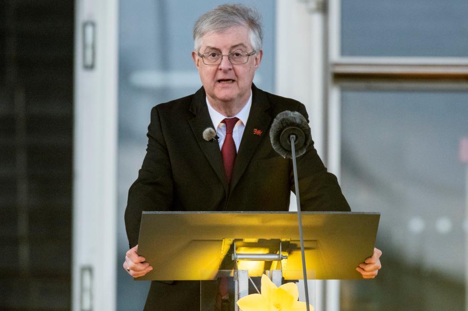 Welsh first minister Mark Drakeford has announced a string of coronavirus restrictions will be lifted early as infection rates fallMatthew Horwood/PA