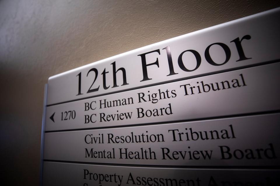 The BC Human Rights Tribunal office is pictured in Vancouver, British Columbia on Monday, March 27, 2023. 