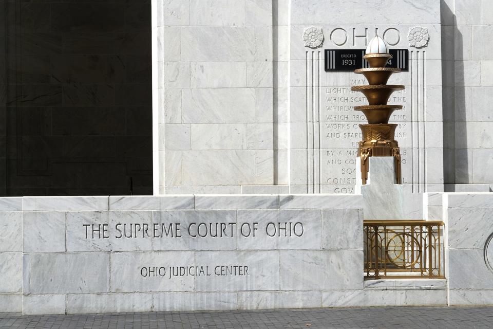 The Supreme Court of Ohio building, 65 S Front St, Columbus, Ohio, photographed on Thursday, April 7, 2022.