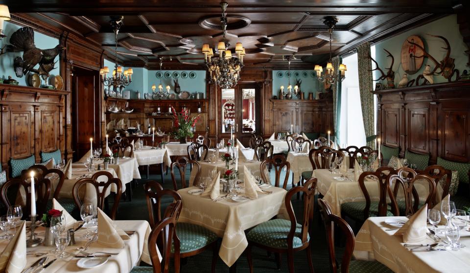 Restaurant Zirbelzimmer features the city's finest regional cuisine.