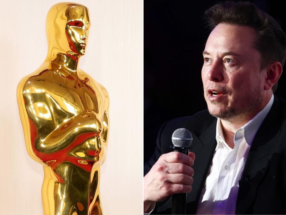 Elon Musk ist kein Fan der Oscar-Verleihung. - Copyright: Arturo Holmes via Getty Images; STR/NurPhoto via Getty Images