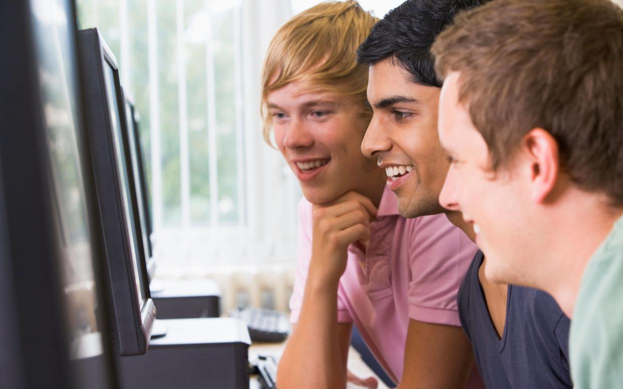 Is the way boys treat one another at school changing? - Credit: MBI / Alamy Stock Photo