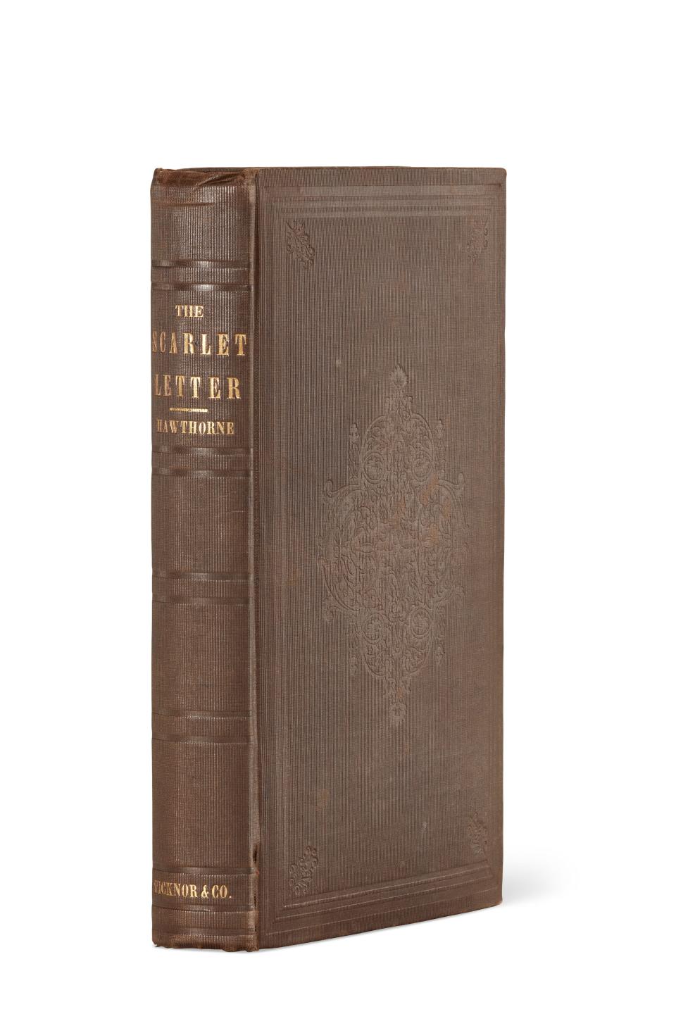 The annotated proof of Nathaniel Hawthorne's "The Scarlet Letter" is the centerpiece of The Bruce M. Lisman Collection of Important American Literature, which is being auctioned by Christie's in New York.