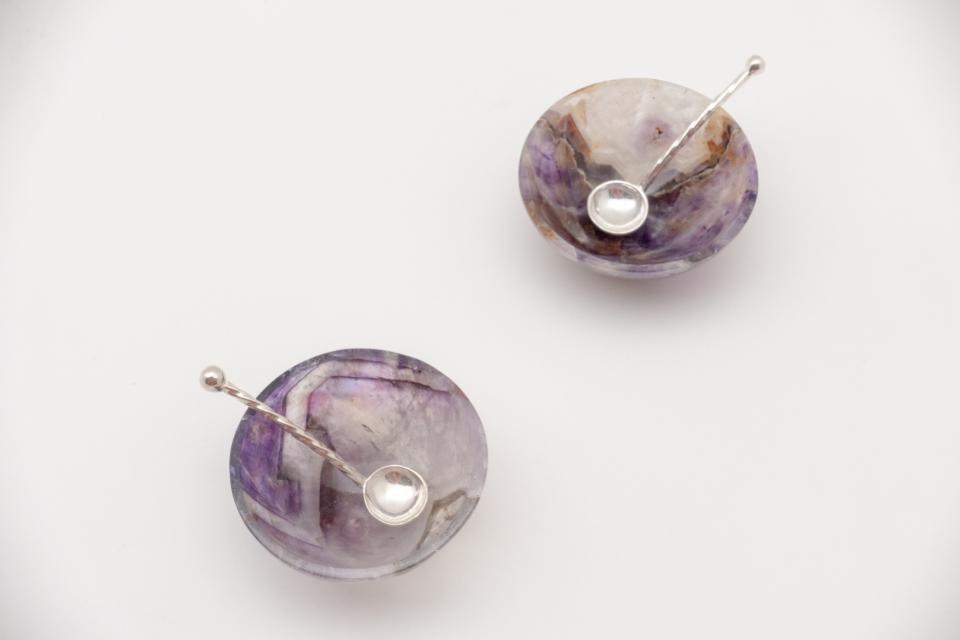 Amethyst Bowls from Creel & Gow