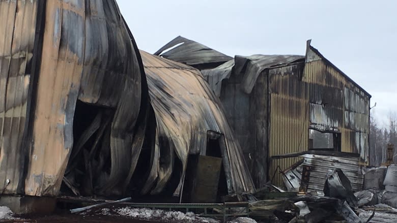 Peat moss plant will be rebuilt after fire in Baie-Sainte-Anne