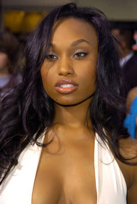 Angell Conwell at the L.A. premiere of MGM's Soul Plane