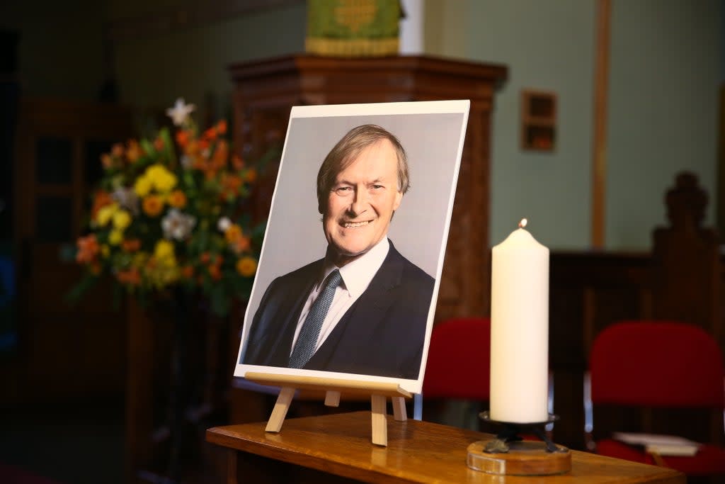 Portrait of David Amess MP at St Michael’s Church, Leigh-on-Sea,  (Getty Images)