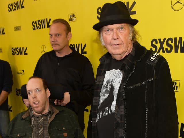 <p>Matt Winkelmeyer/Getty</p> Zeke Young, Ben Young and Neil Young attend the 'Paradox' premiere during the SXSW Conference and Festivals on March 15, 2018 in Austin, Texas.