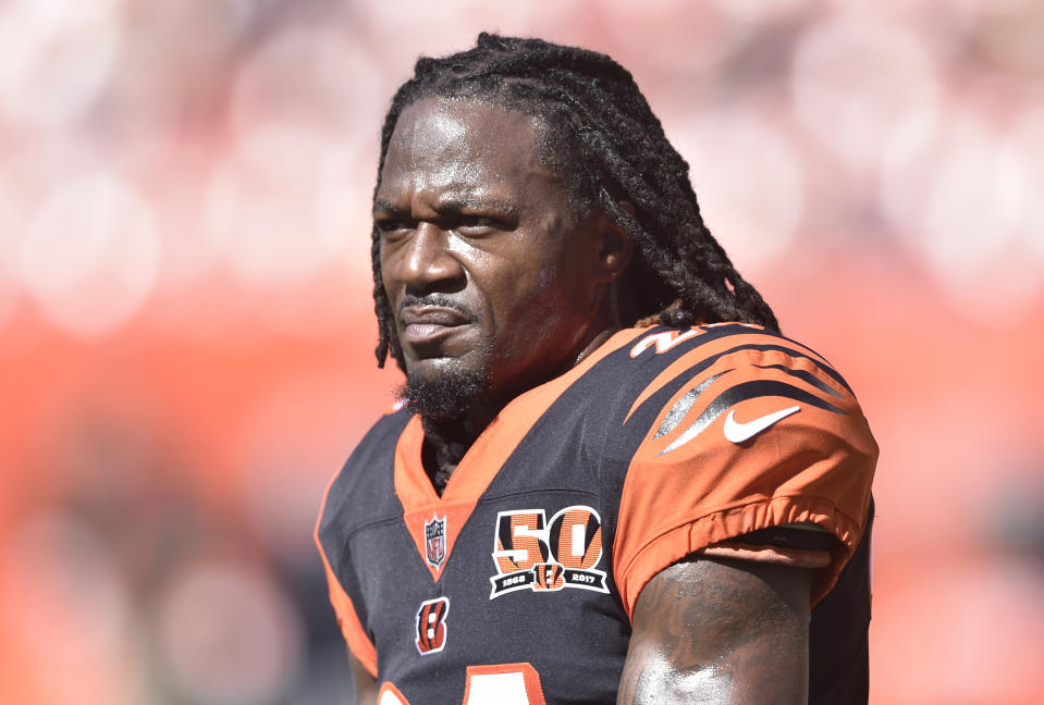 Adam Jones will head to Denver after seven seasons in Cincinnati. (AP Photo)