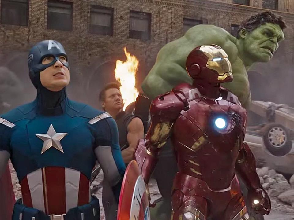 The Avengers shot, Marvel