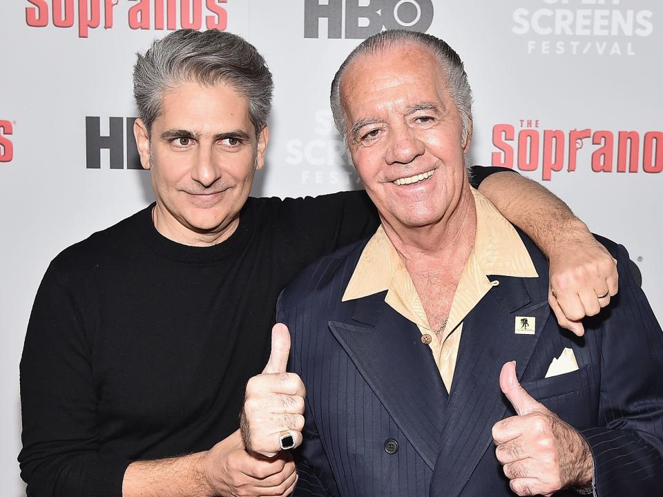 Michael Imperioli and Tony Sirico in 2019.