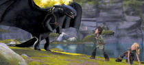 <p>The steadfast Night Fury is formidable in battle and friendship as he teams with Hiccup to defend the island of Berk in the CGI franchise. (Photo: Everrett) </p>