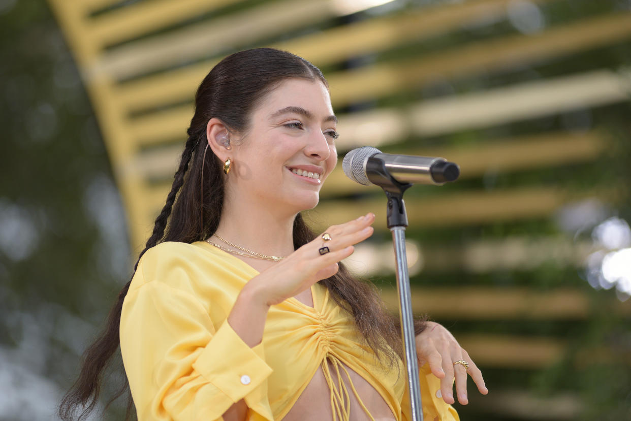 Singer Lorde, 24, is looking back on how she became a music star in her teen years.  (Photo: Paula Lobo/ABC via Getty Images)