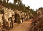 <p>Men of the 177 Tunneling Company Royal Engineers. (Tom Marshall/mediadrumworld.com) </p>