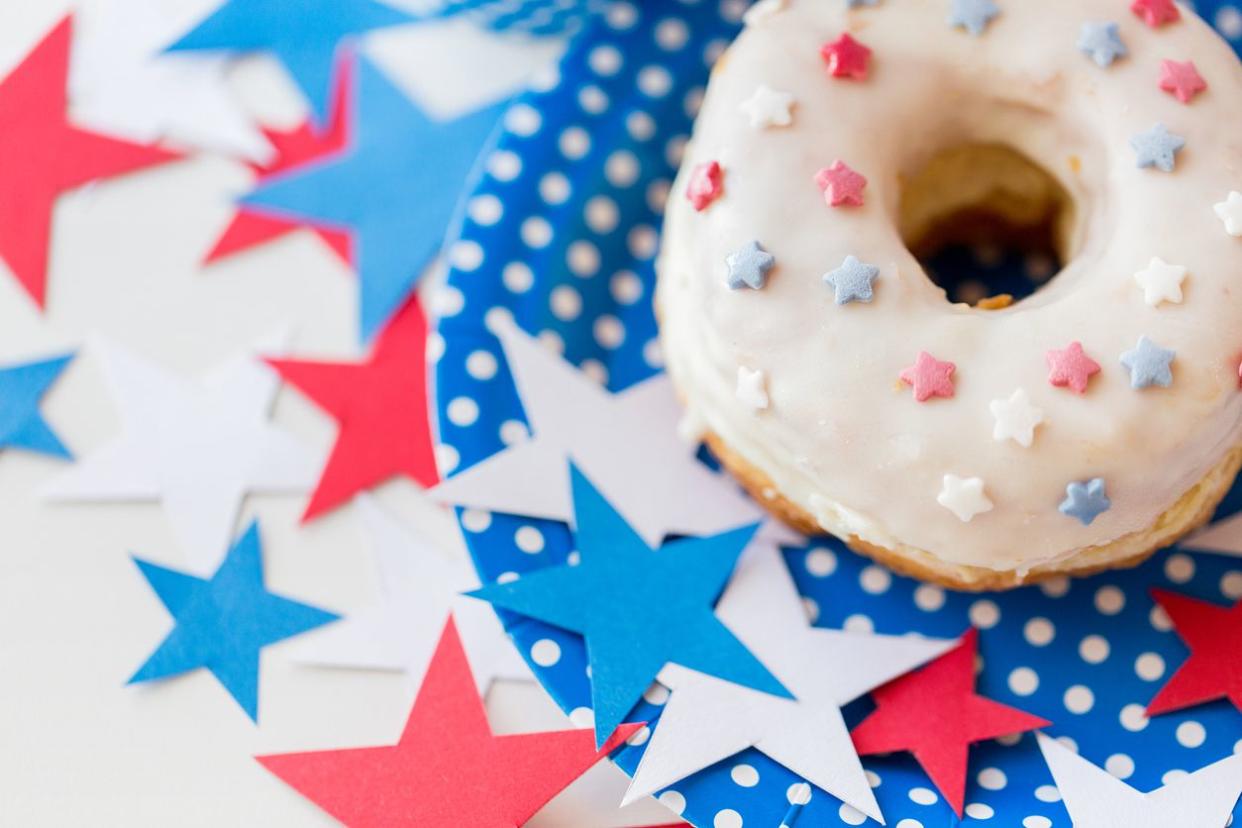 patriotic donut