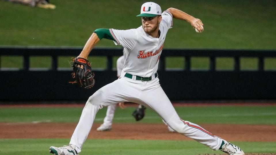 University of Miami closer and Riverdale High graduate Carson Palmquist was named to USA Collegiate National Team