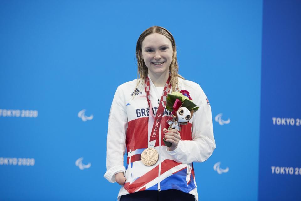 Scottish swimmer Shaw won bronze in the 400m Freestyle S9 on Wednesday (Picture: Imagecomms)

