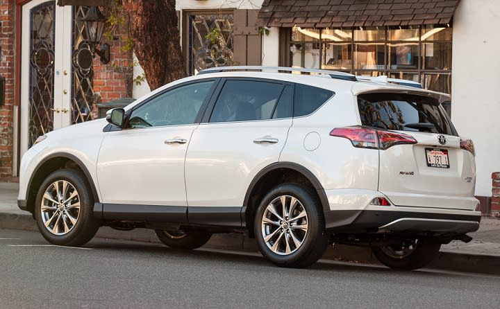 2017 Toyota RAV4 rear quarter left photo