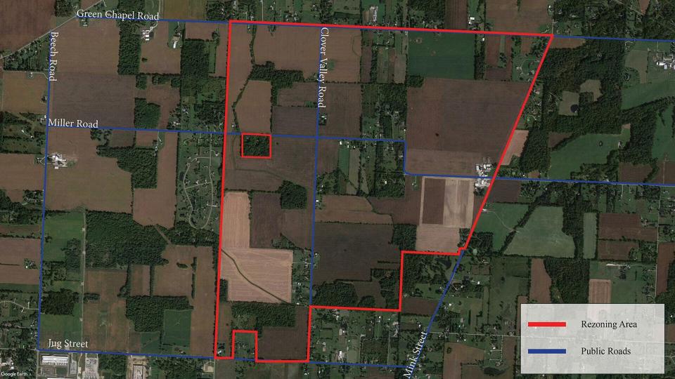 New Albany City Council on May 3 voted unanimously to approve the annexation and rezoning of 3,189 acres in Jersey Township, clearing the way for roadwork to begin and the eventual construction of an Intel chip-manufacturing plant.