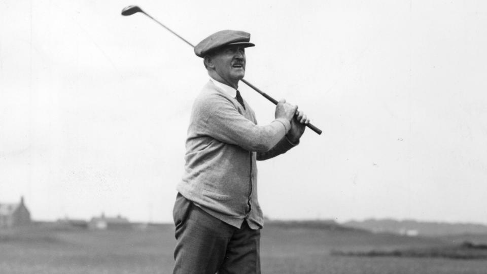 Image of John Henry Taylor taking a shot