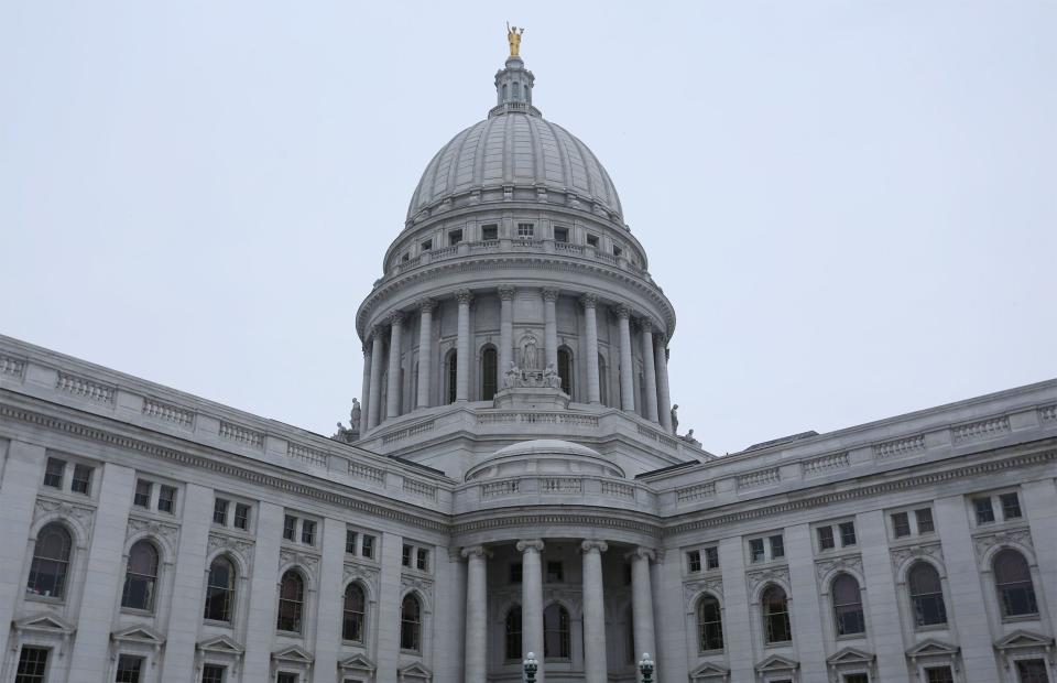 A view of the Wisconsin State Capitol, Friday, March 8, 2019, in Madison, Wis.