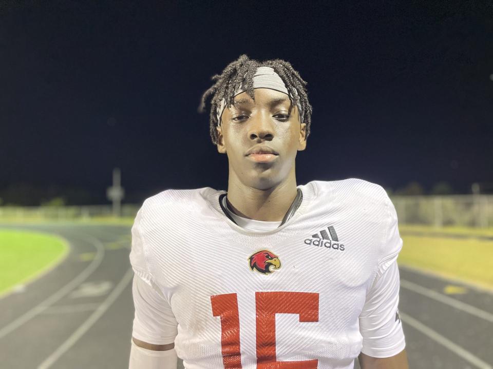 Ravenwood sophomore quarterback Femi Babalola